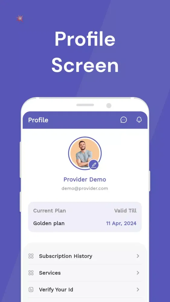 Provider Screenshots
