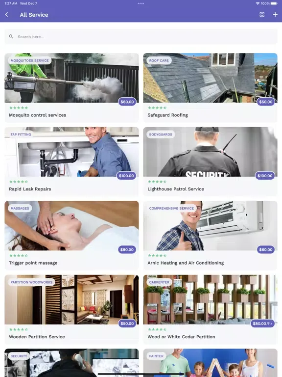 Handyman Service for Provider iPad  スクリーンショット