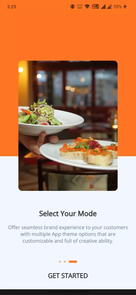Zrzuty ekranu QR Menu Laravel