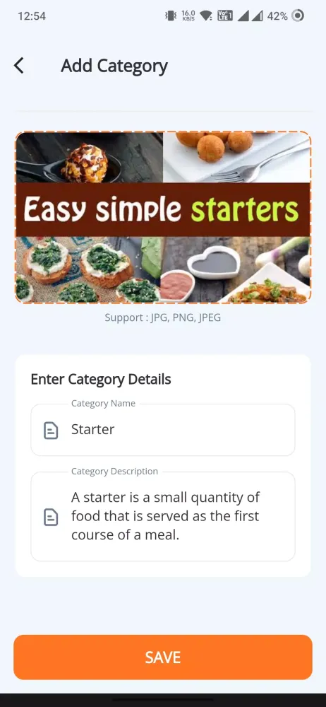Zrzuty ekranu QR Menu Laravel