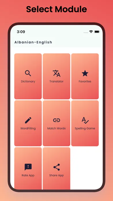 ภาพหน้าจอของ Albanian-English Learning App