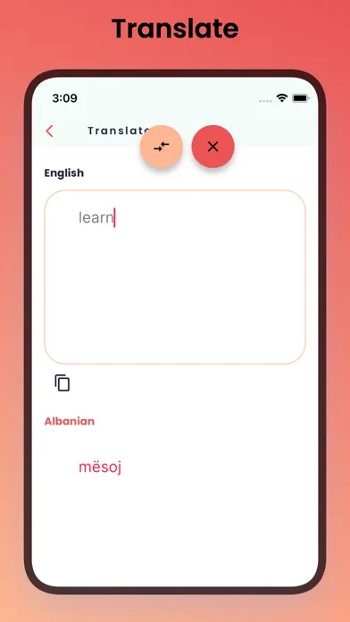 ภาพหน้าจอของ Albanian-English Learning App