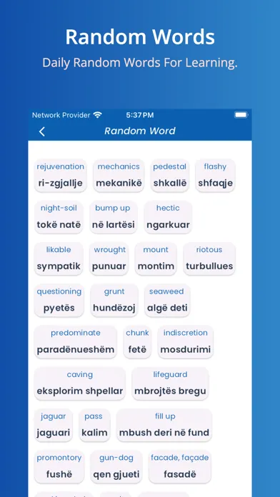 Capturas de tela do Albanian Translator Offline