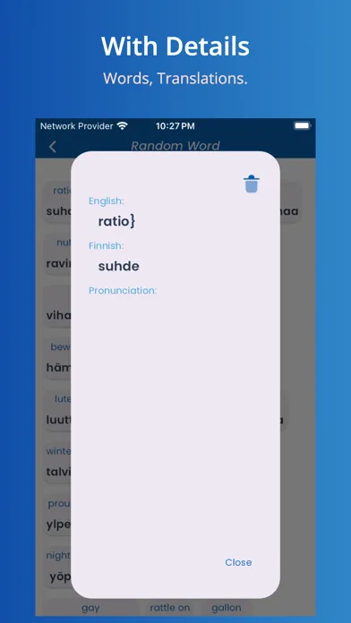 Capturas de pantalla de Finnish Translator Offline