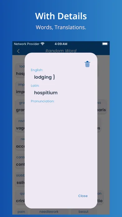 Capturas de tela do Latin Translator Offline