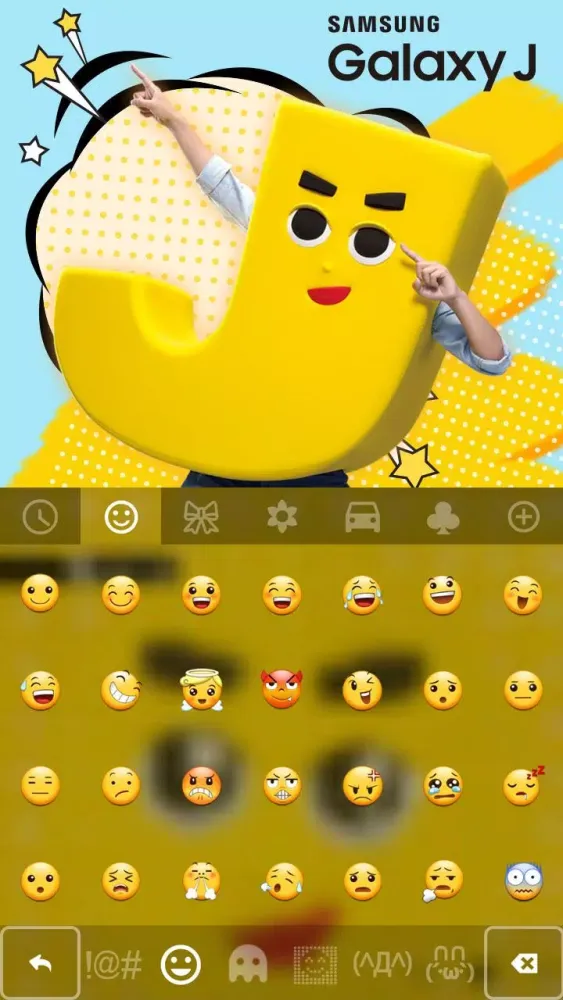 Tangkapan skrin Samsung Galaxy J森 - IQQI Keybo