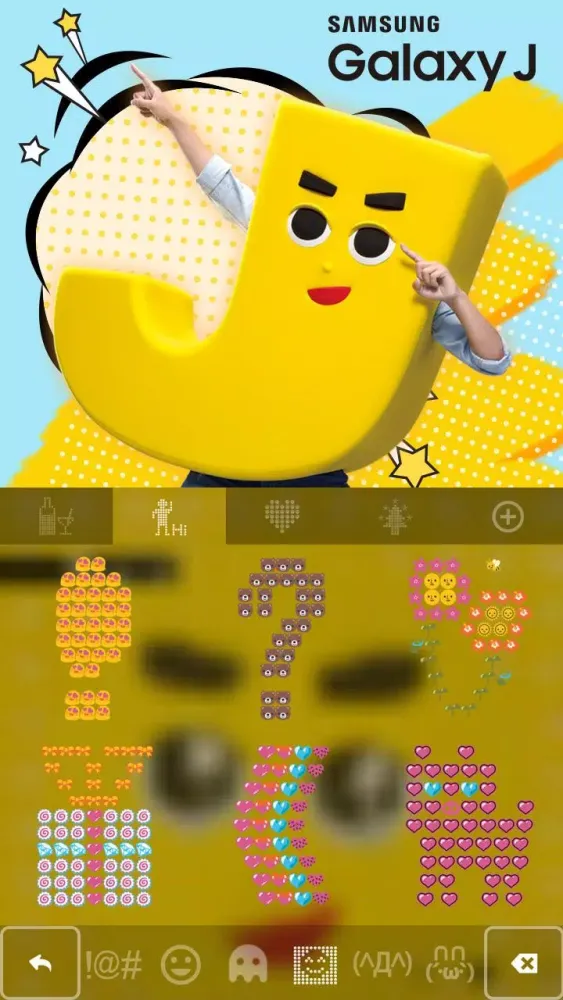 Tangkapan skrin Samsung Galaxy J森 - IQQI Keybo