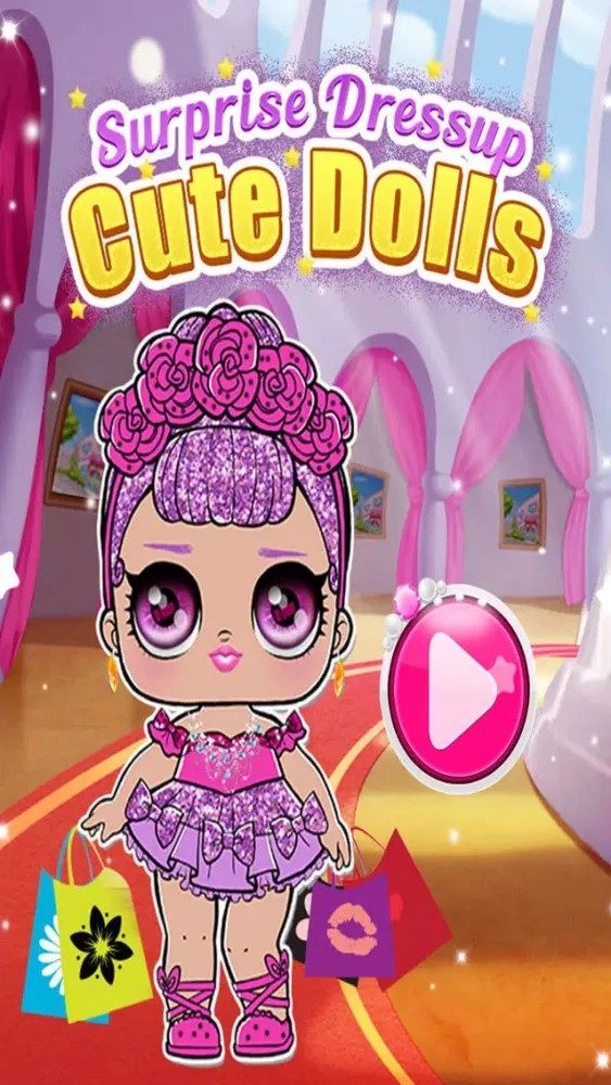 Captures d'écran de Surprise DressUp Cute Dolls