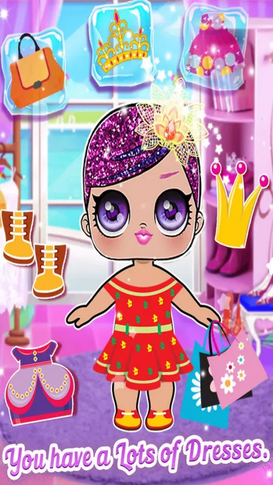 Captures d'écran de Surprise DressUp Cute Dolls