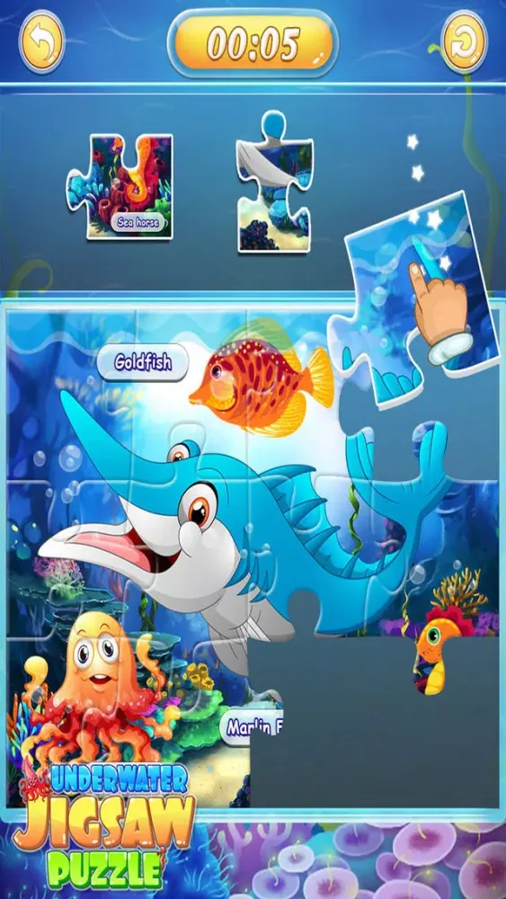 Capturas de tela do Under Water Jigsaw Puzzle