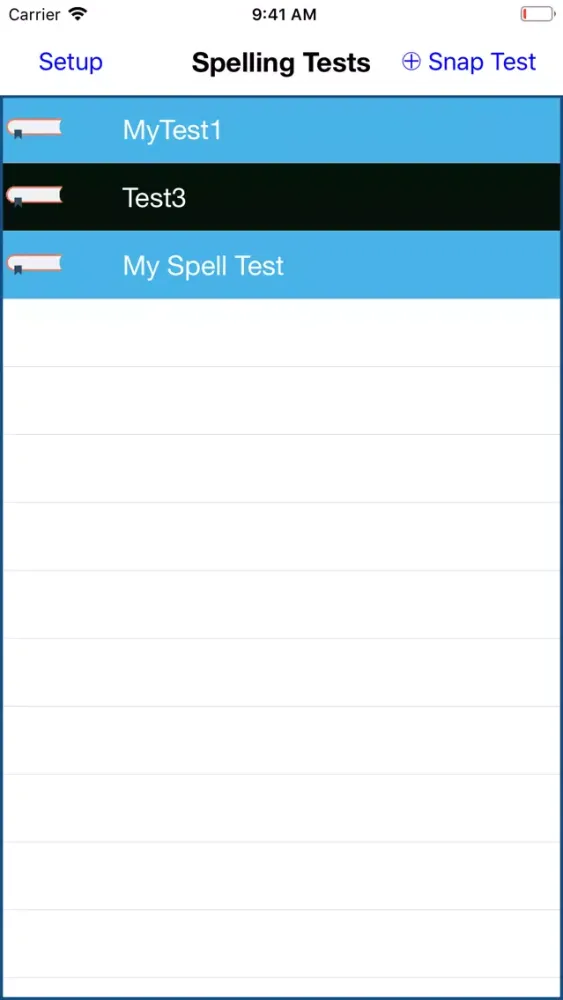 Скриншоты Spelling Test Generator