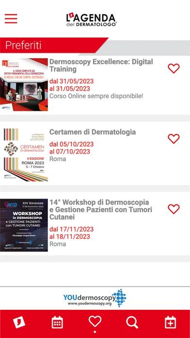 Zrzuty ekranu L'Agenda Del Dermatologo