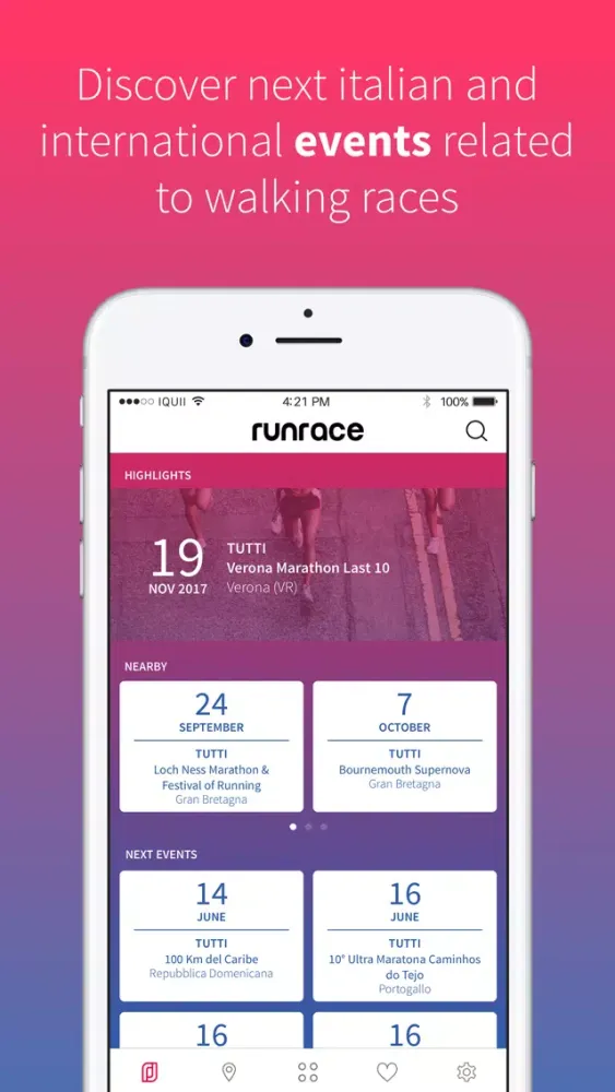 ภาพหน้าจอของ RunRace – Running & marathon