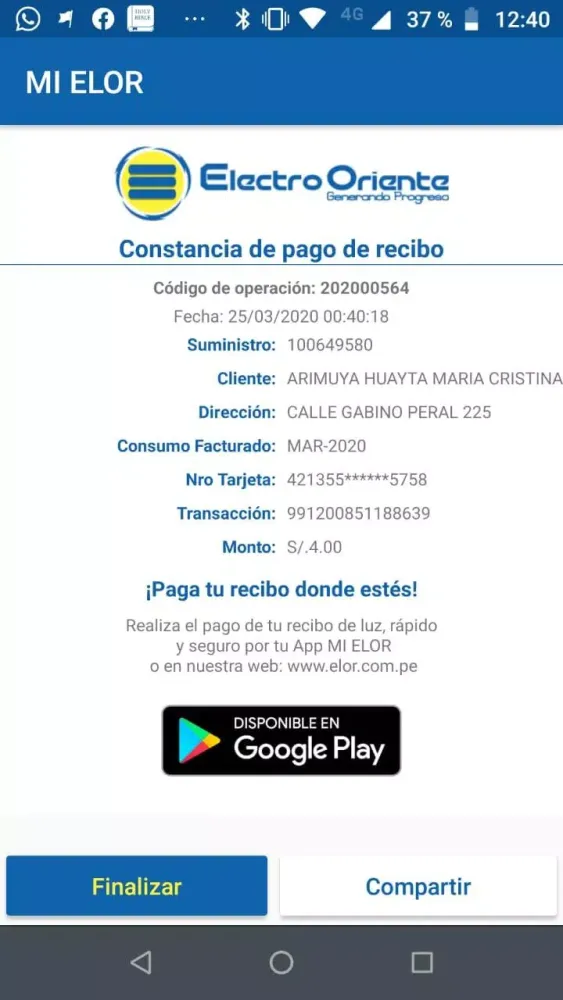 Mi ELOR - Agencia Virtual スクリーンショット