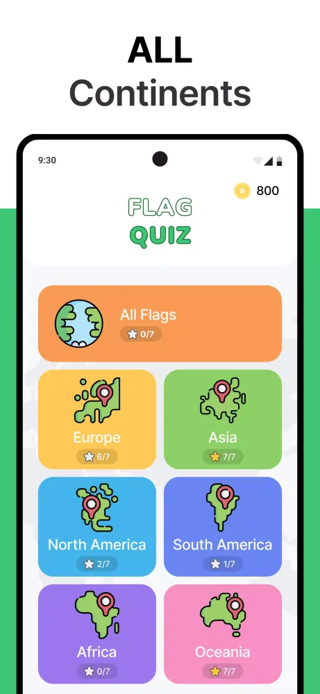 Flags quiz - Guess the flag Screenshots