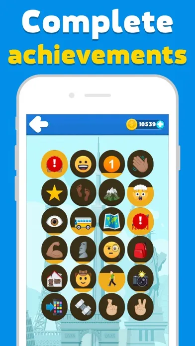 Capturas de tela do Attractions quiz - word game
