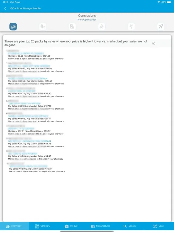 Tangkapan skrin Supplier Partner Services iPad 