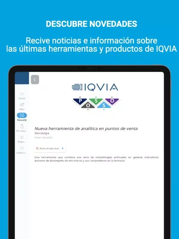 IQVIA Mobile Executive View iPad  スクリーンショット