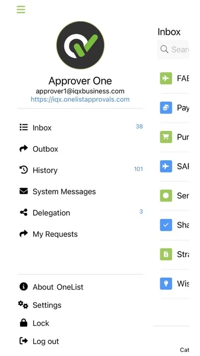 IQX OneList Screenshots