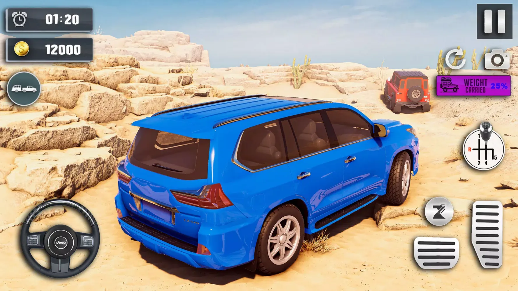 Capturas de tela do Offroad Jeep Driving Simulator