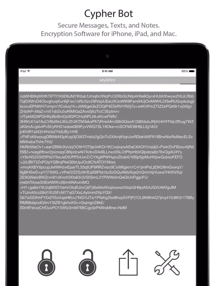 Cypher Bot Lite iPad  Screenshots
