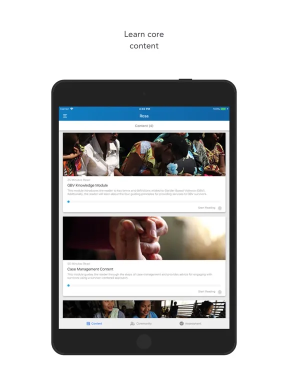 ROSA iPad 應用截圖