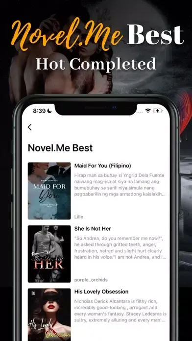 Novel.Me - Books Web Novels 스크린샷