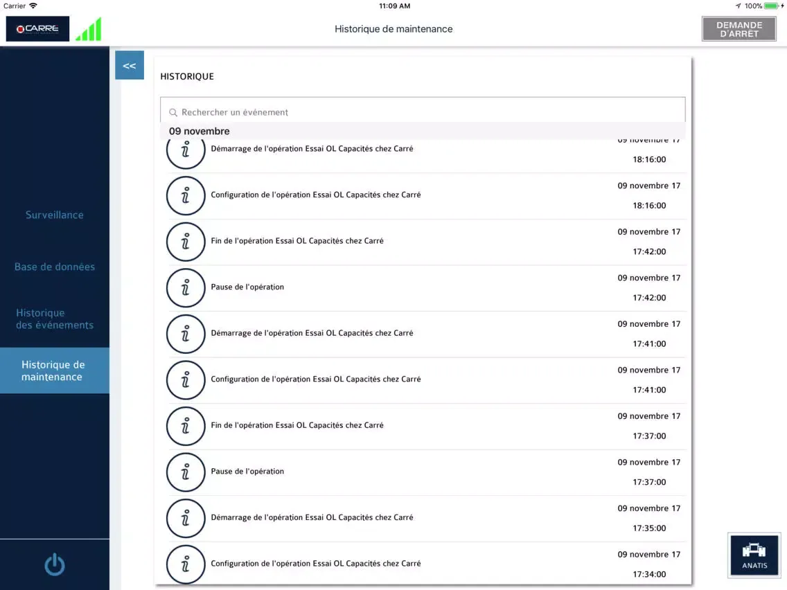 Tangkapan skrin Anatis iPad 