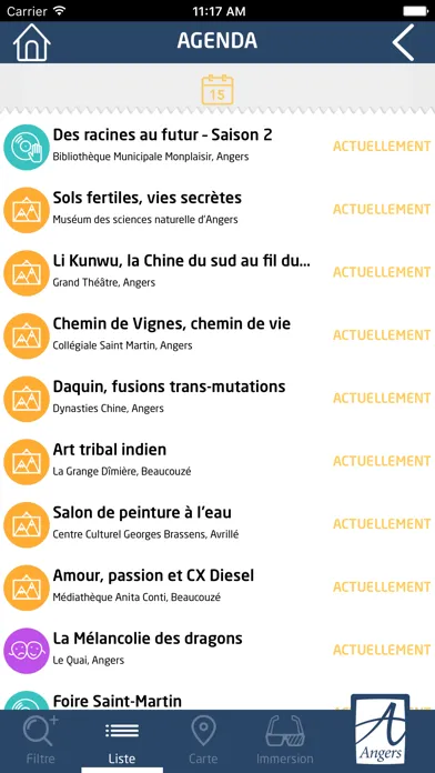 Zrzuty ekranu Angers l'agenda