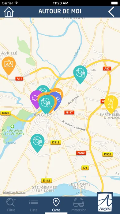 Zrzuty ekranu Angers l'agenda