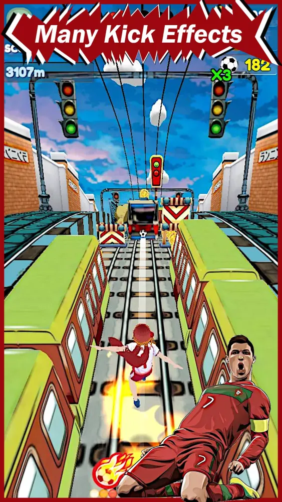 C. Ronaldo & Salah: Kick'n'Run Screenshots