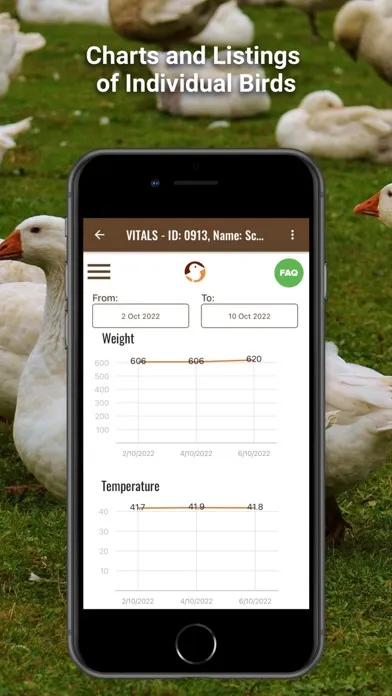 Ảnh chụp màn hình của iRecord My Flock