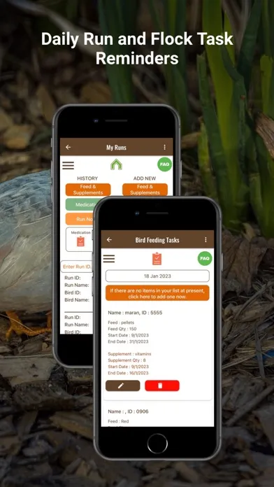 Ảnh chụp màn hình của iRecord My Flock