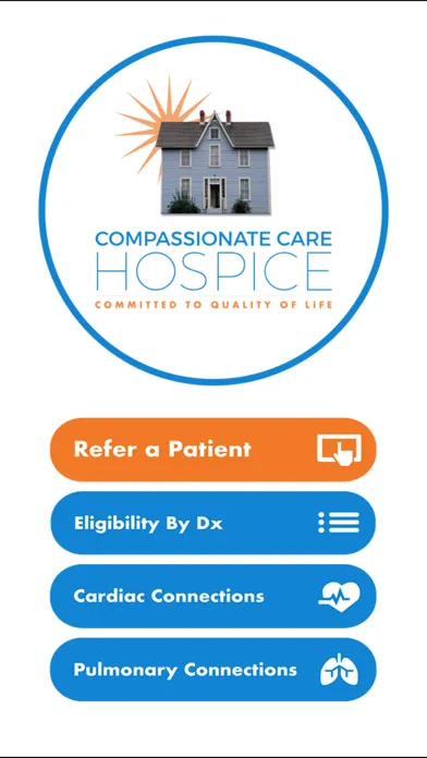 Tangkapan skrin Compassionate Care Hospice