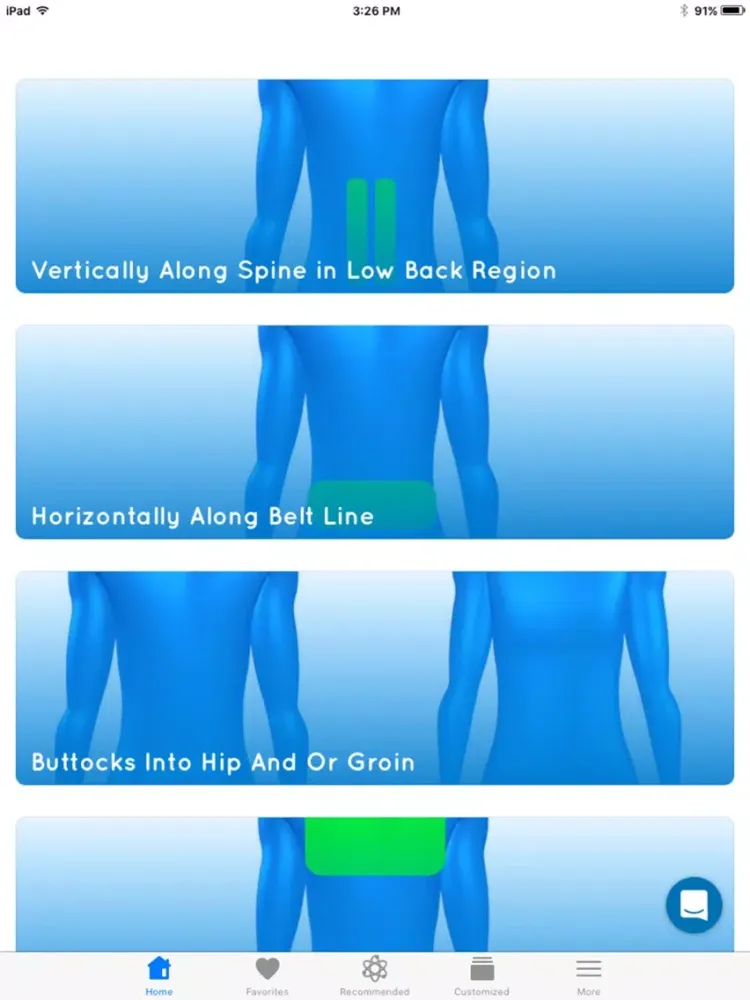 Capturas de pantalla de Back Pain Relief Exercises iPad 