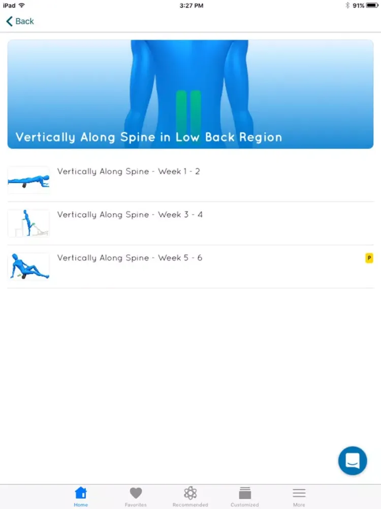 Capturas de pantalla de Back Pain Relief Exercises iPad 