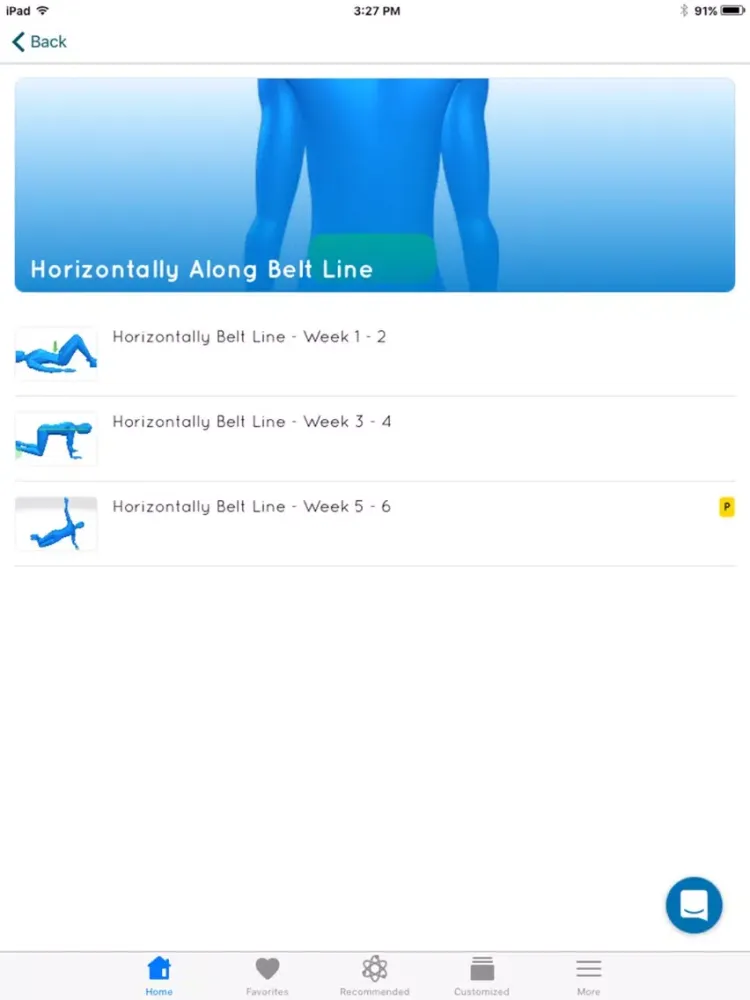 Capturas de pantalla de Back Pain Relief Exercises iPad 