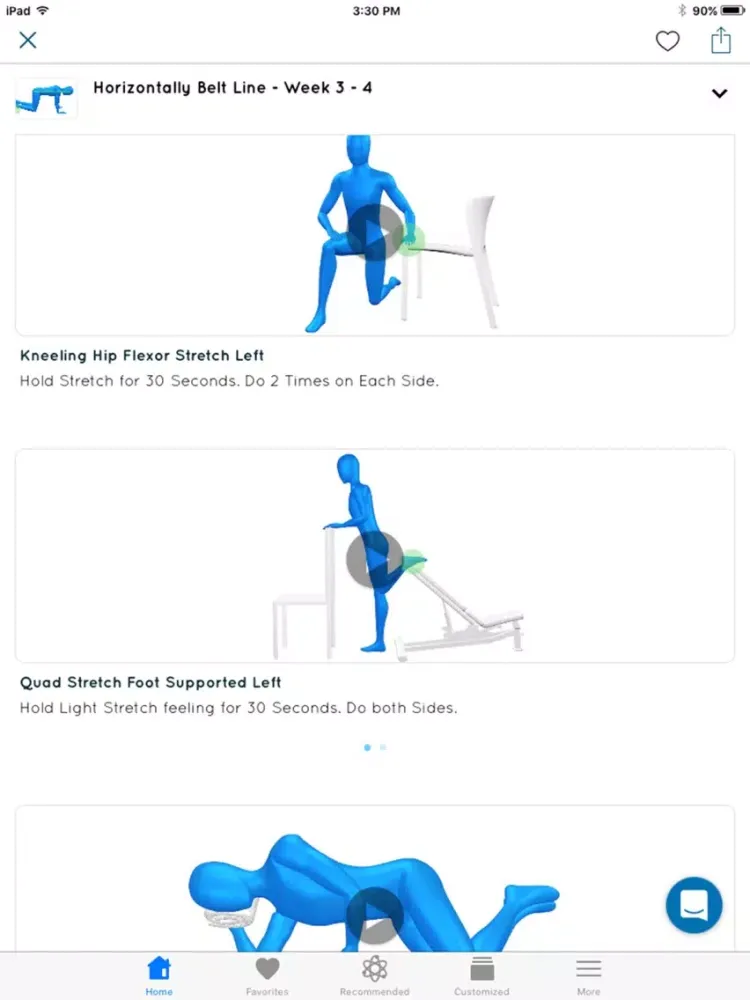 Capturas de pantalla de Back Pain Relief Exercises iPad 