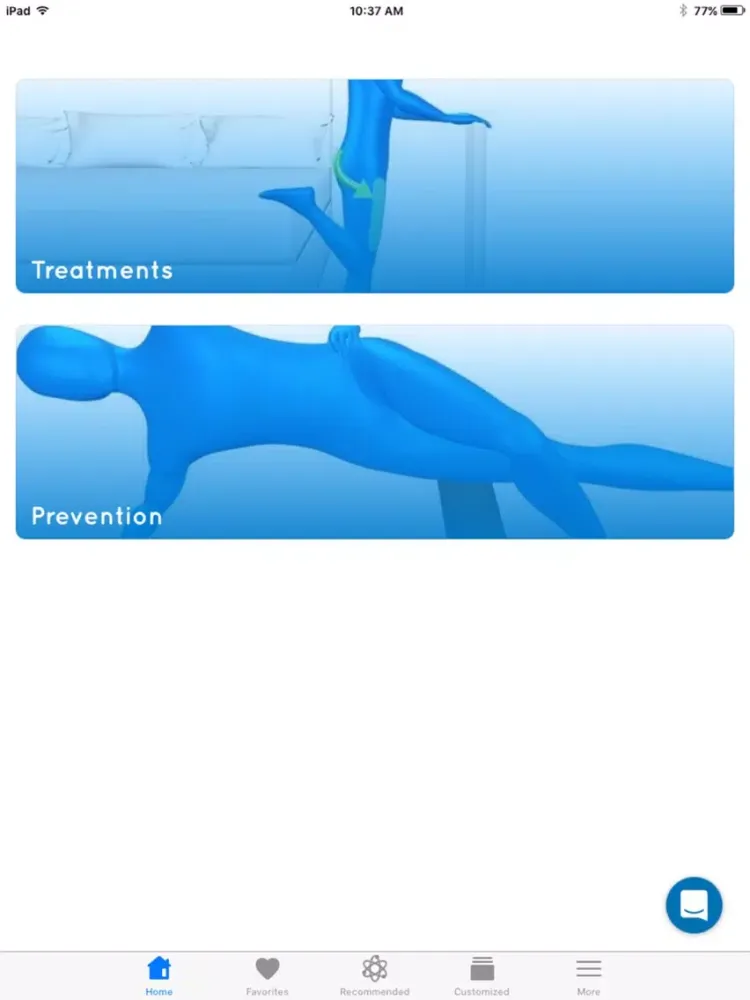 Ảnh chụp màn hình của Knee Pain Exercises iPad 