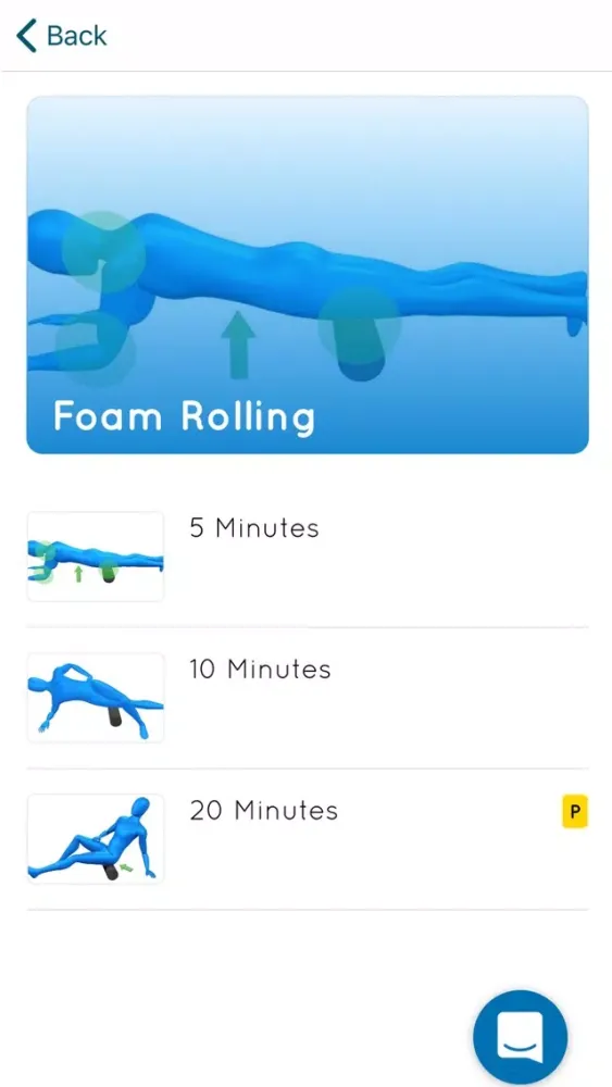 Capturas de tela do Running Exercises