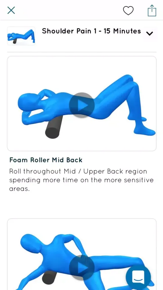 Capturas de tela do Shoulder Pain Exercises