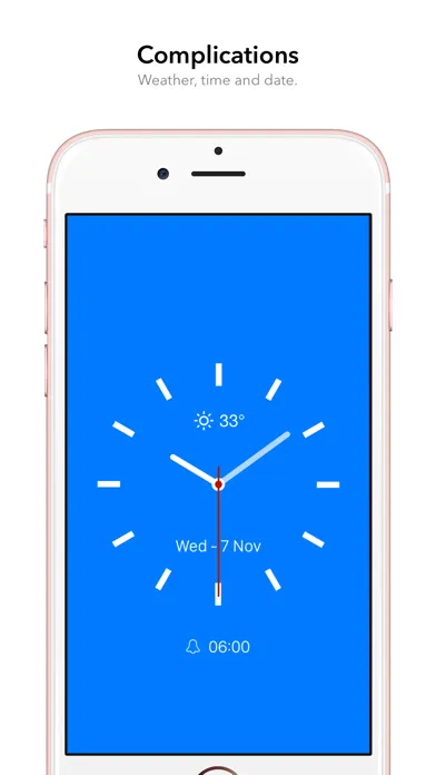 Captures d'écran de FaceClock Pro - Analogue Clock