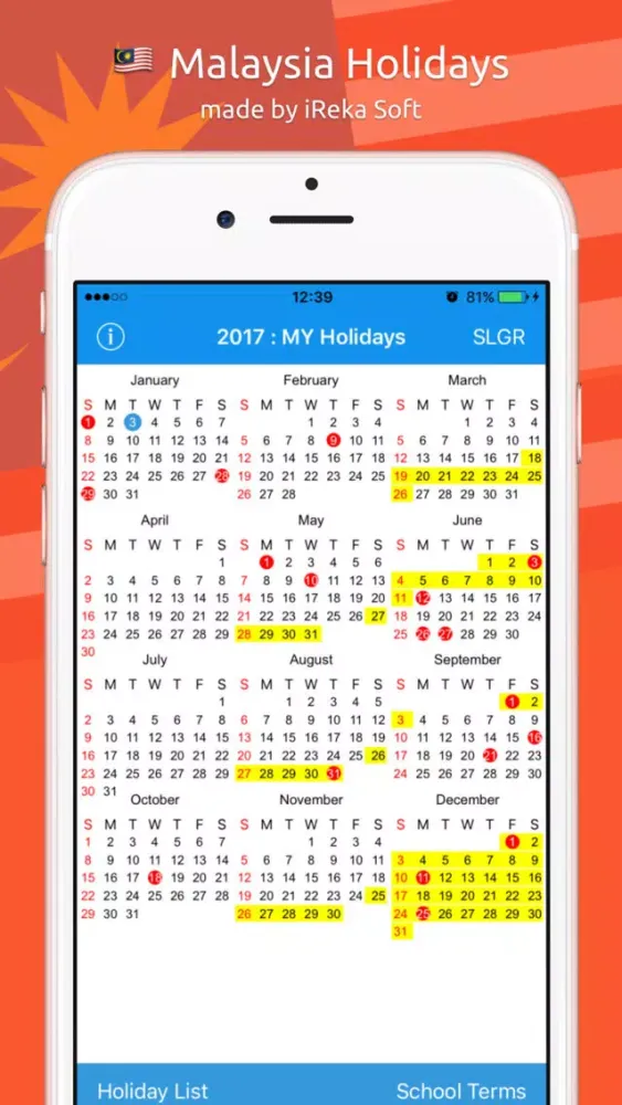 MY Holidays 2018應用截圖