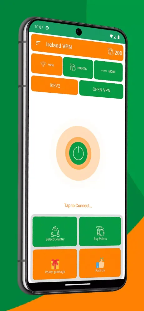 Ireland VPN Screenshots