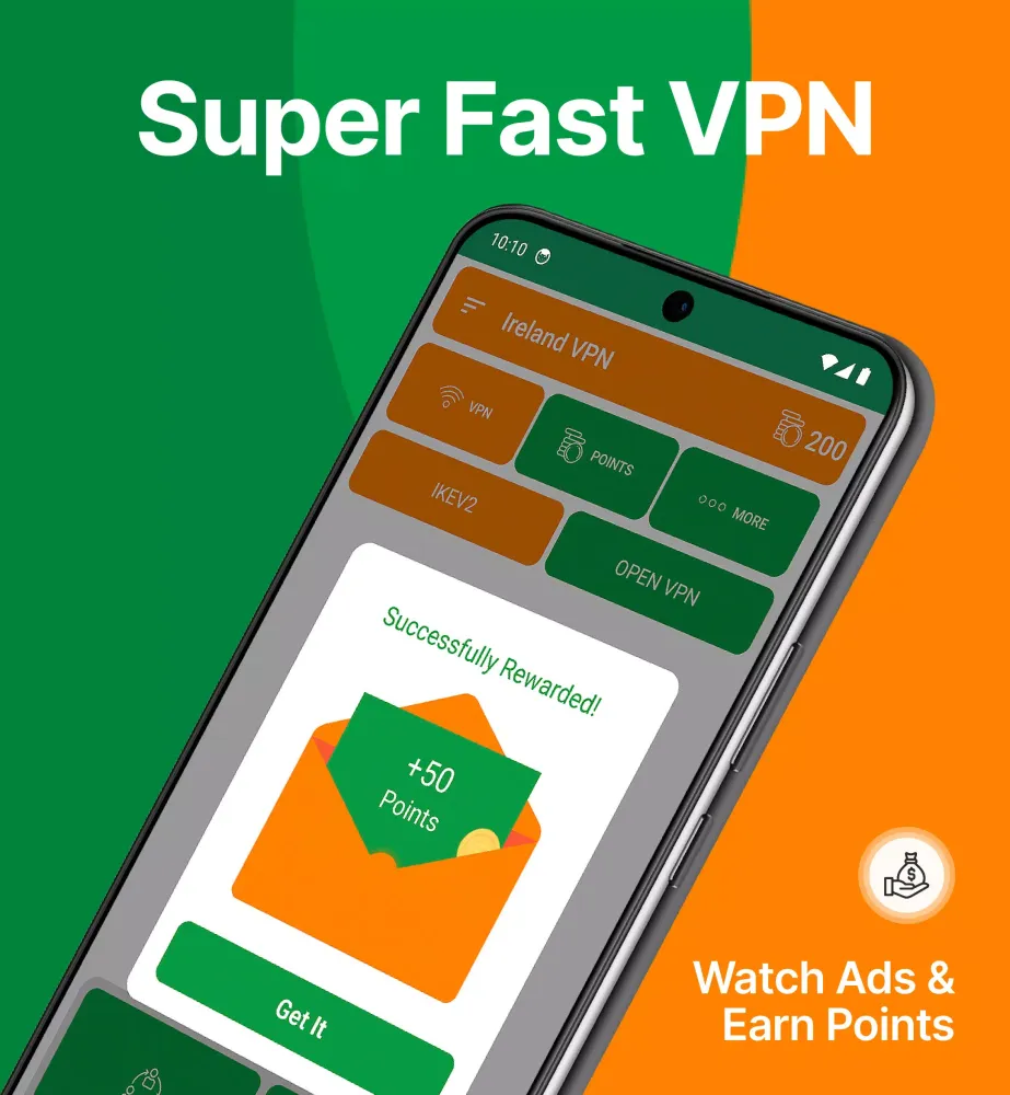 Ireland VPN Screenshots