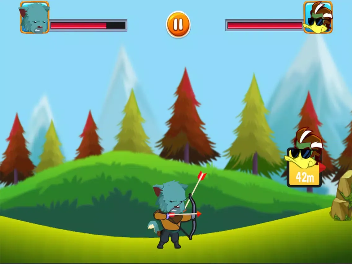 ภาพหน้าจอของ Archer Fighter Challenge iPad 