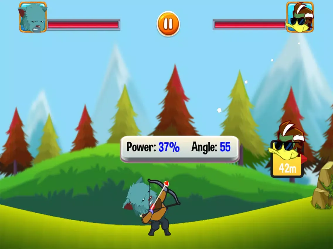 ภาพหน้าจอของ Archer Fighter Challenge iPad 