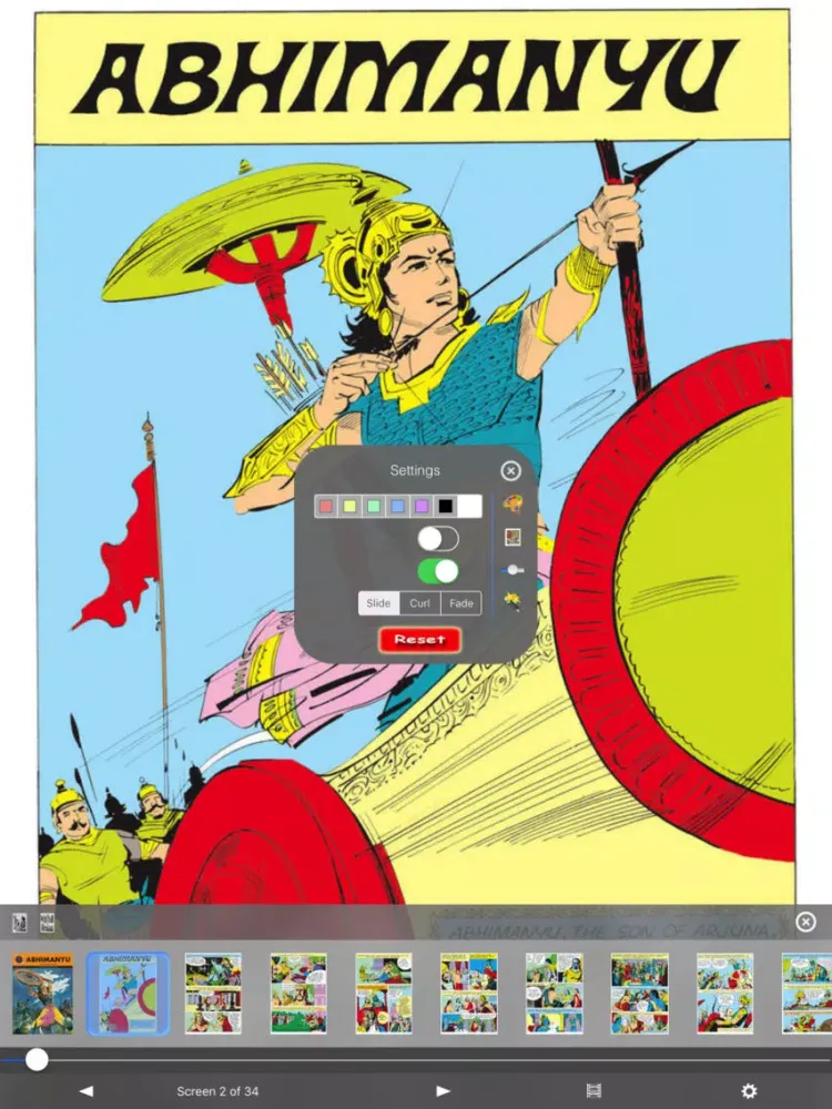 Abhimanyu (Star-Crossed Prince) - ACK Comics iPad 应用截图