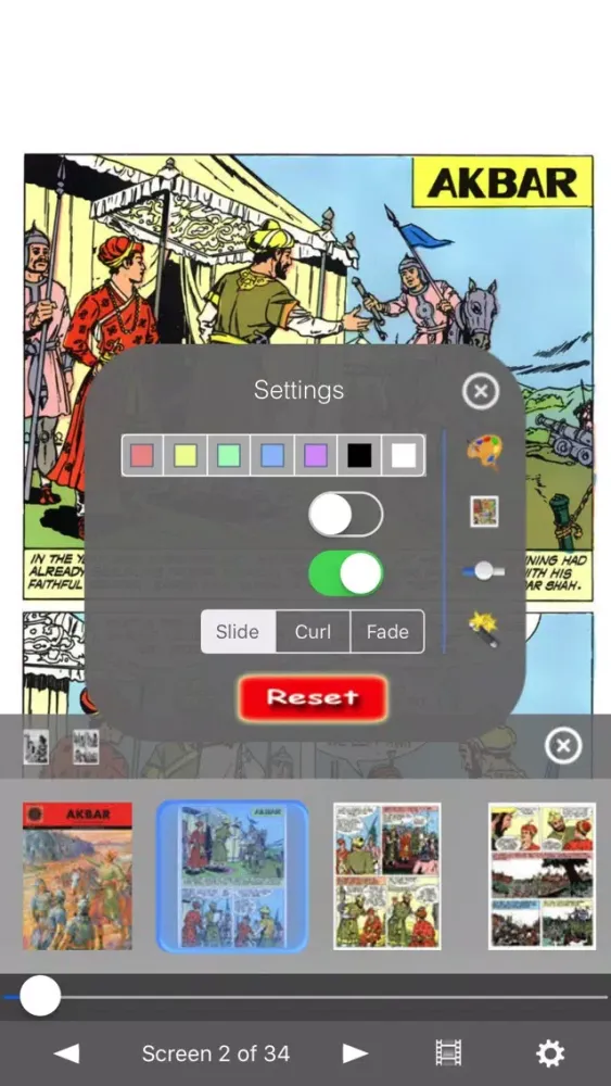 Captures d'écran de Akbar - Amar Chitra Katha Comics