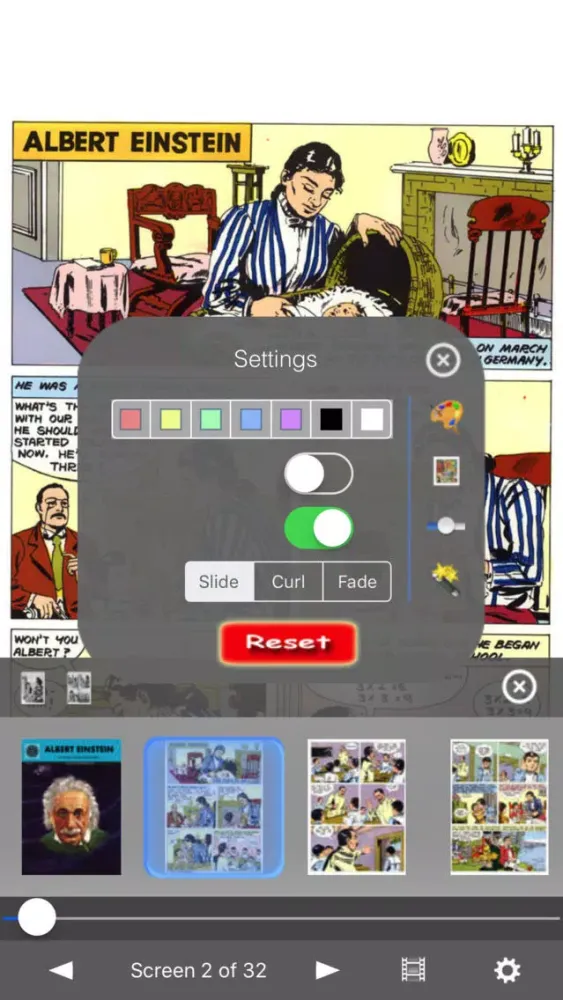 ALBERT EINSTEIN-Amar Chitra Katha-Biography Screenshots